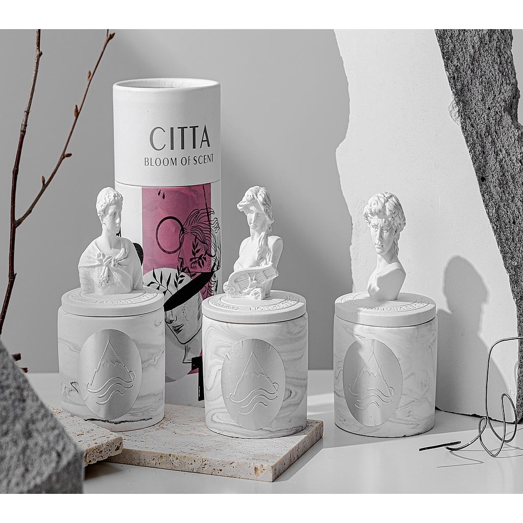 Vela Meditation sculpture cup wax