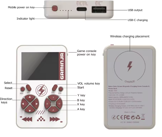 Consola Power Bank PB05